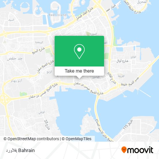 فلاورد map