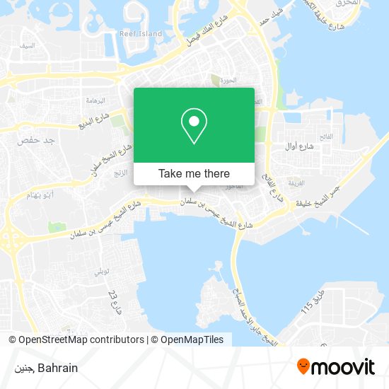 جنين map