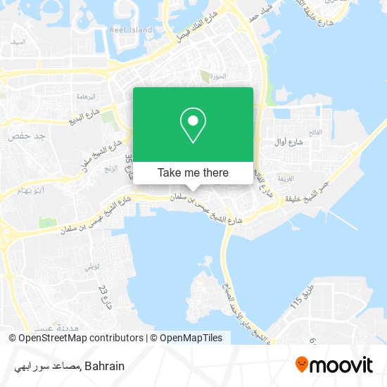 مصاعد سورابهي map