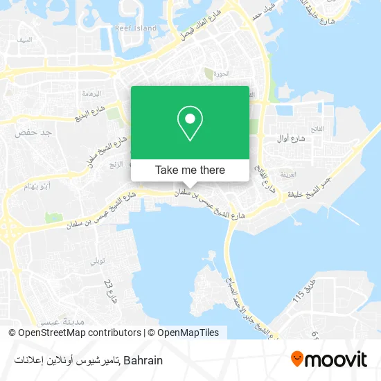 تاميرشيوس أونلاين إعلانات map