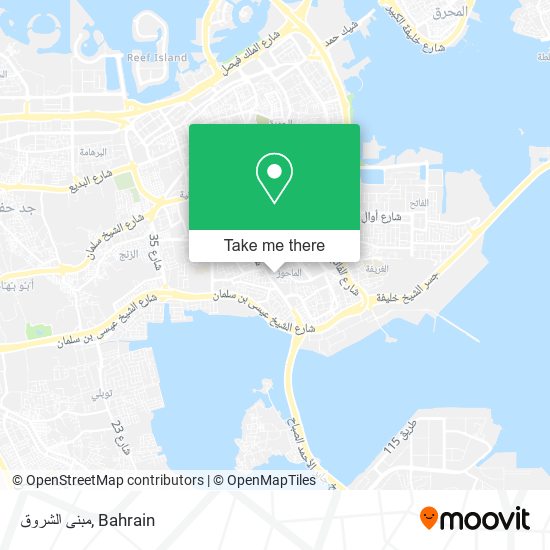 مبنى الشروق map