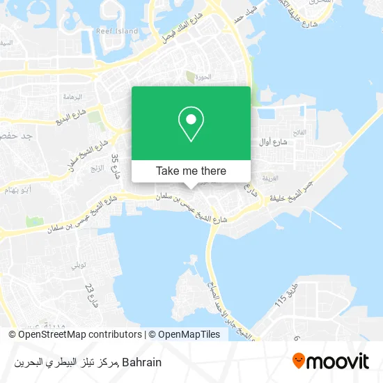 مركز تيلز البيطري البحرين map