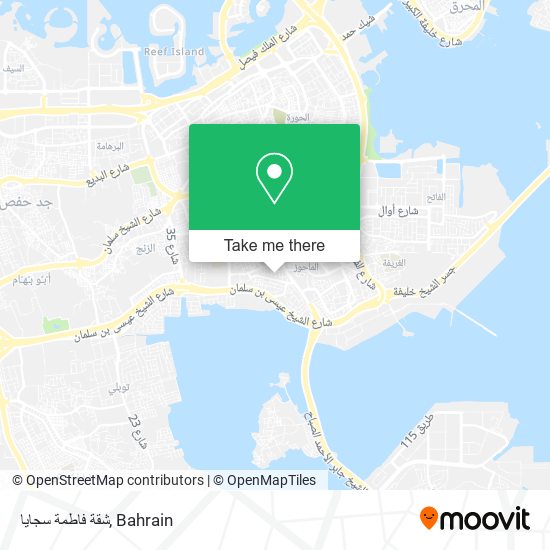 شقة فاطمة سجايا map