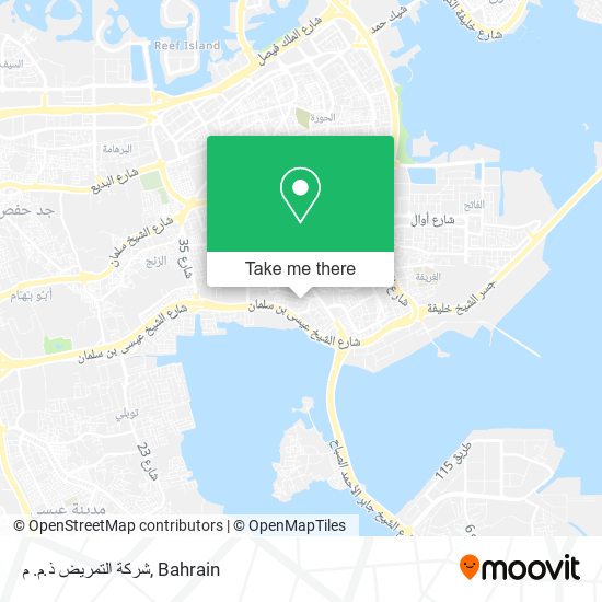 شركة التمريض ذ.م. م map