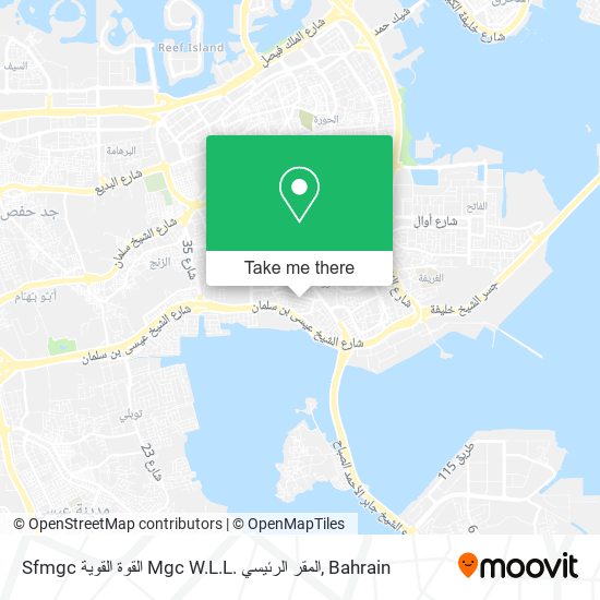 Sfmgc القوة القوية Mgc W.L.L. المقر الرئيسي map