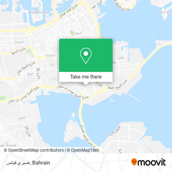 عسيري فيتنس map