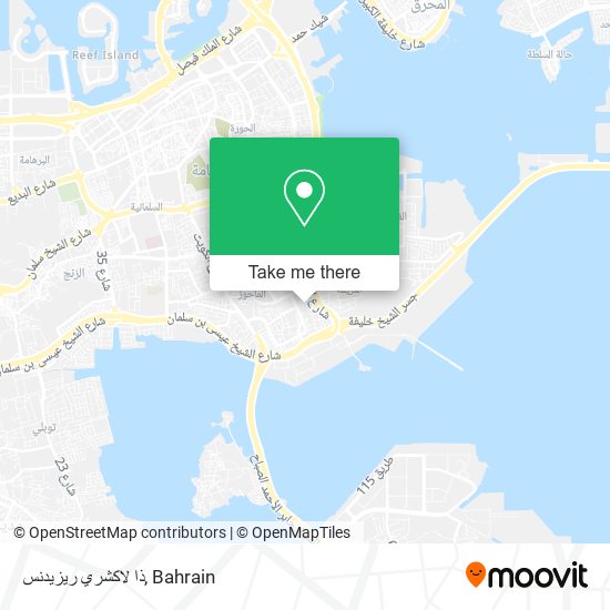 ذا لاكشري ريزيدنس map