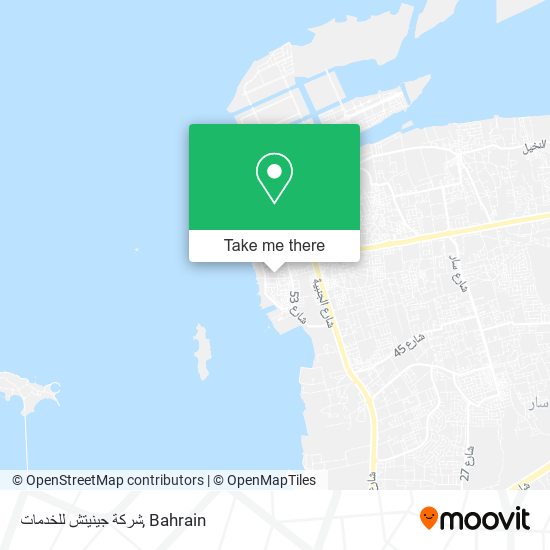 شركة جينيتش للخدمات map