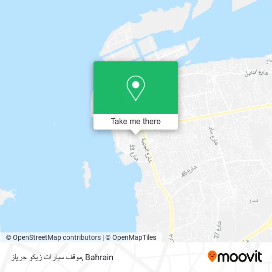 موقف سيارات زيكو جريلز map