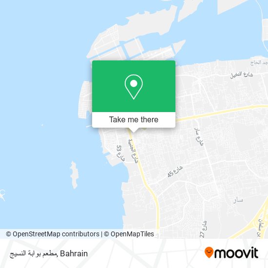 مطعم بوابة النسيج map