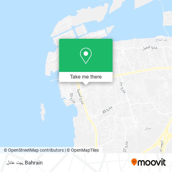 بيت عادل map