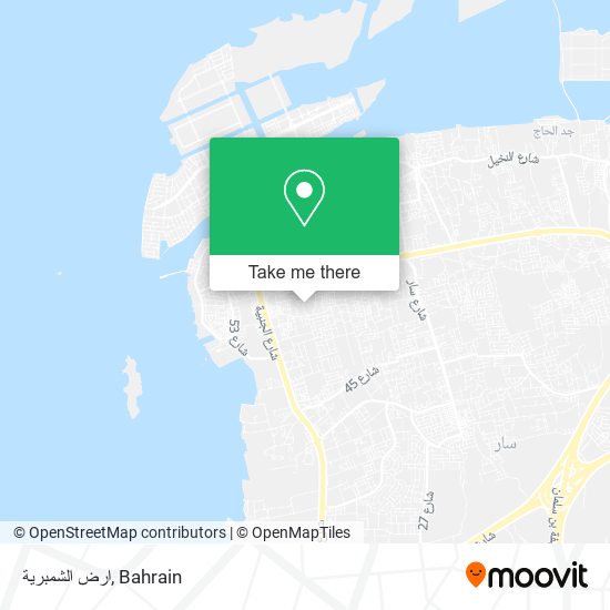 ارض الشمبرية map