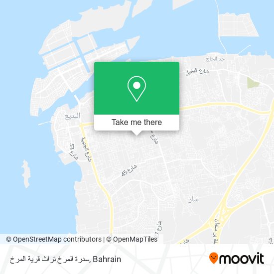 سدرة المرخ تراث قرية المرخ map