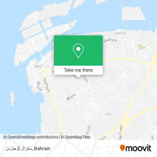 سنترال 2 جاردن map