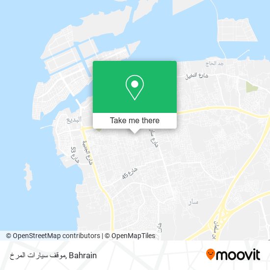 موقف سيارات المرخ map