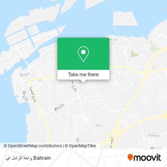 واحة الزامل اي map