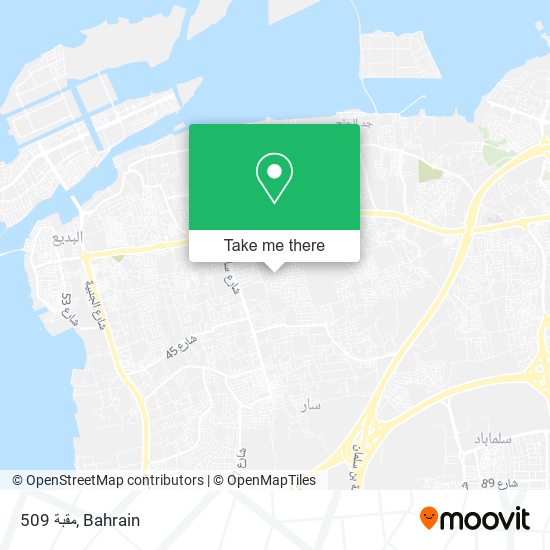مقبة 509 map