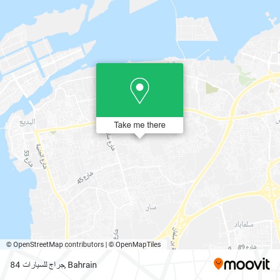 جراج للسيارات 84 map