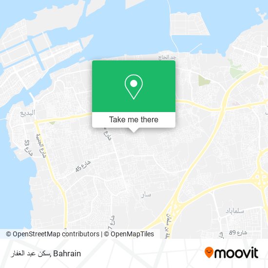 سكن عبد الغفار map