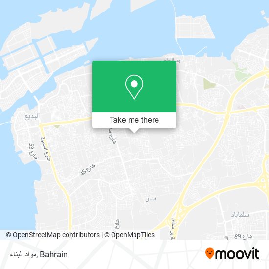 مواد البناء map
