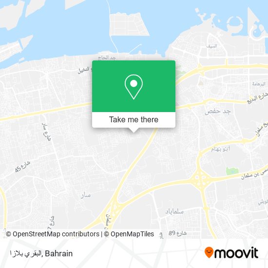 البقري بلازا map