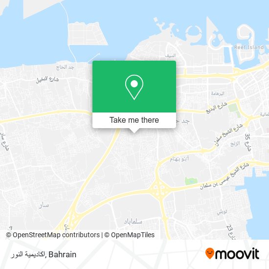 اكاديمية النور map