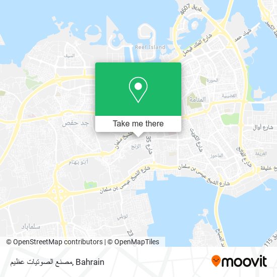 مصنع الصوتيات عظيم map