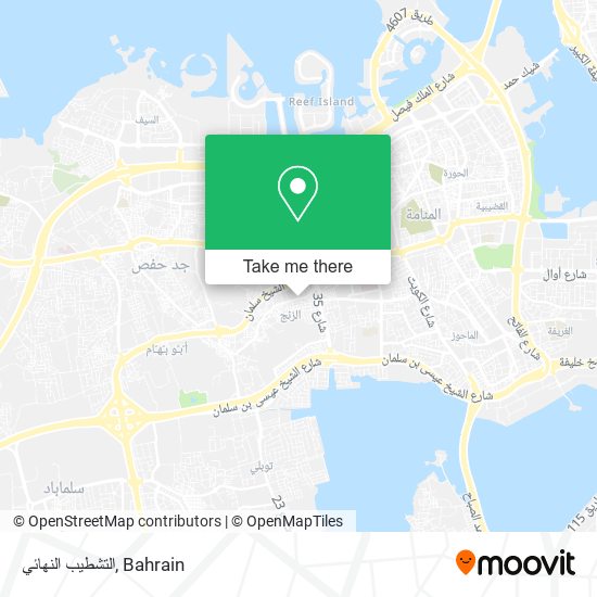 التشطيب النهائي map