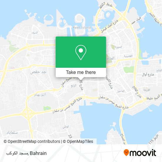 مسجد الكوكب map