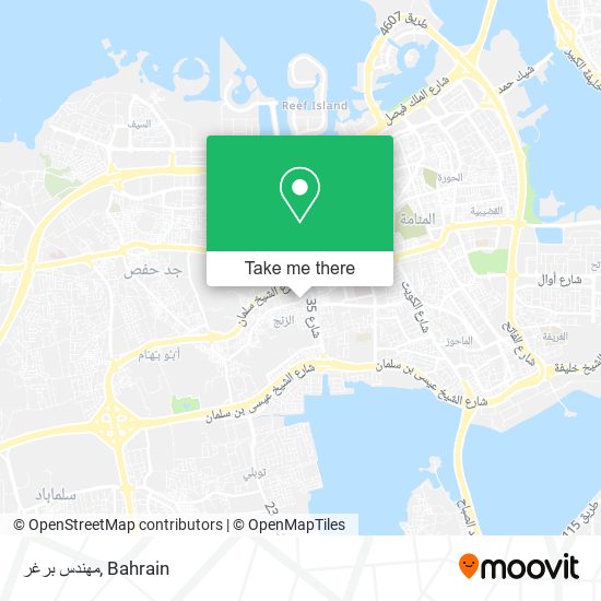 مهندس برغر map