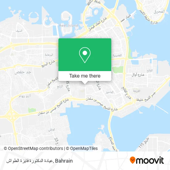 عيادة الدكتورة فايزة الطواش map