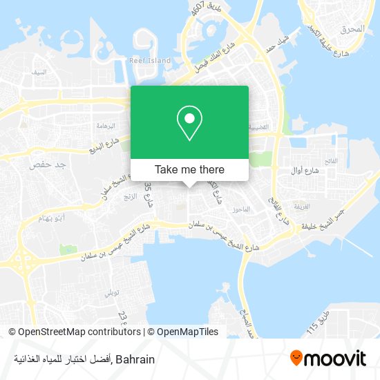 أفضل اختبار للمياه الغذائية map