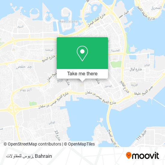 زيوس للمقاولات map