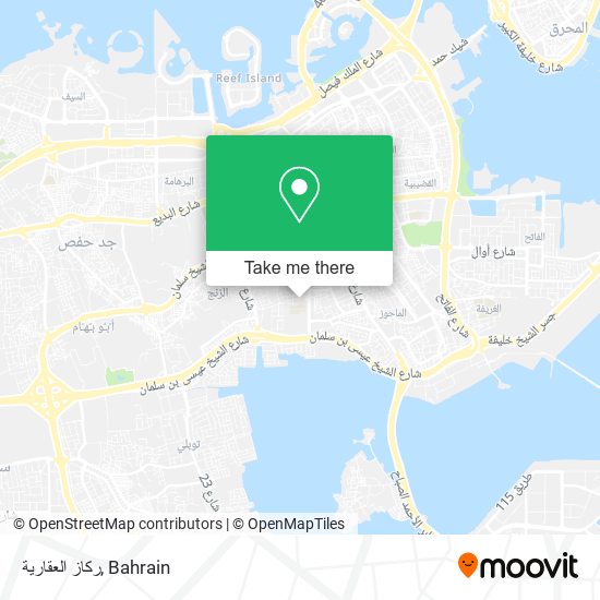 ركاز العقارية map