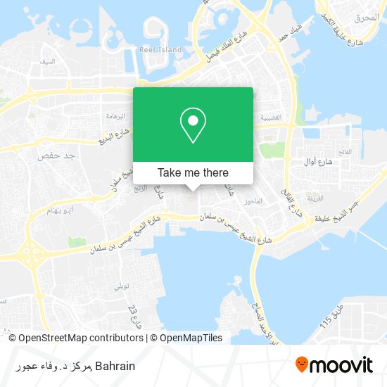 مركز د. وفاء عجور map
