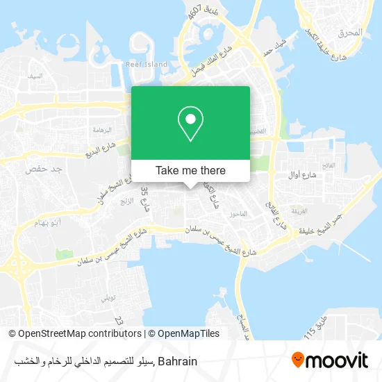 سيلو للتصميم الداخلي للرخام والخشب map