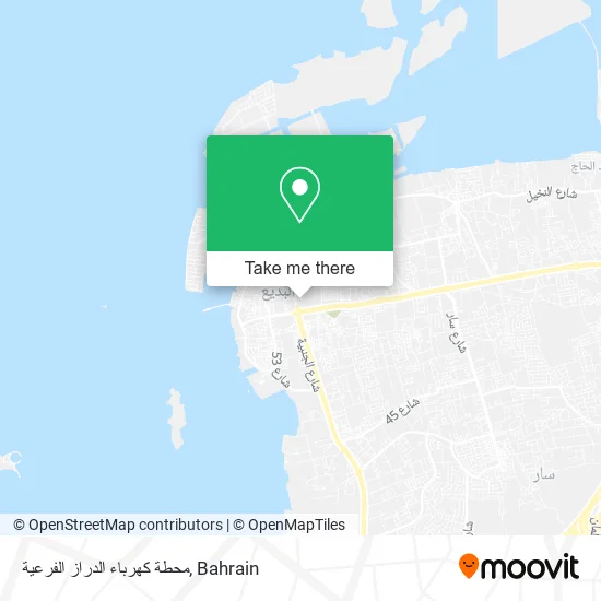 محطة كهرباء الدراز الفرعية map