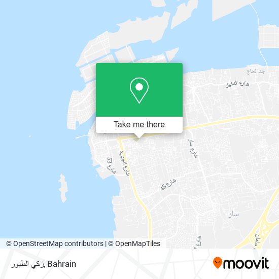 زكي الطيور map