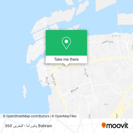 360 بانوراما - البحرين map
