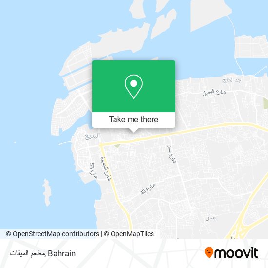 مطعم الميقات map