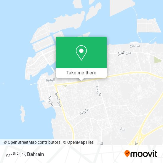 مدينة اللحوم map