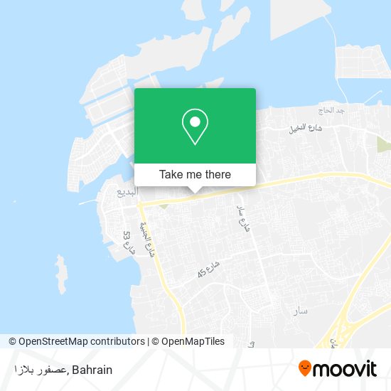 عصفور بلازا map