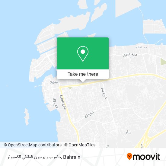حاسوب ريونيون الملتقى للكمبيوتر map