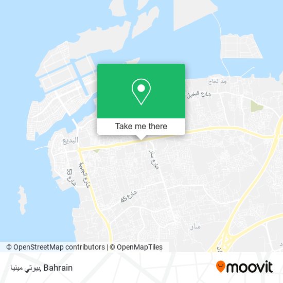 بيوتي مينيا map