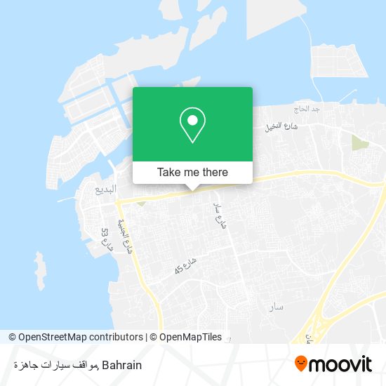 مواقف سيارات جاهزة map