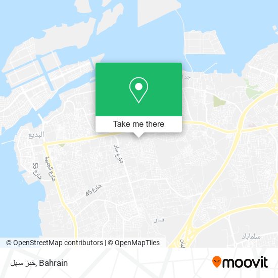 خبز سهل map