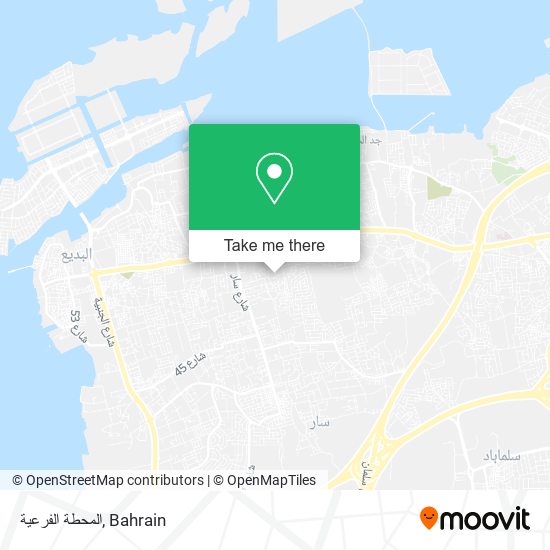 المحطة الفرعية map