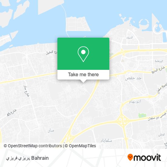 بريزي فريزي map