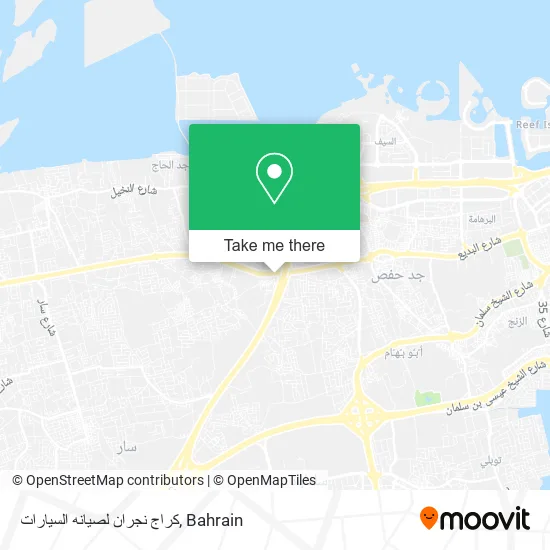 كراج نجران لصيانه السيارات map