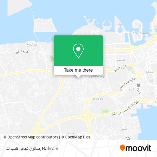 صالون تجميل للسيدات map